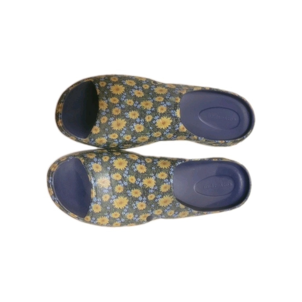 Easy Spirit Setess Sunflower Comfort Shoes Waterproof Rubber Womens Size 11M NEW